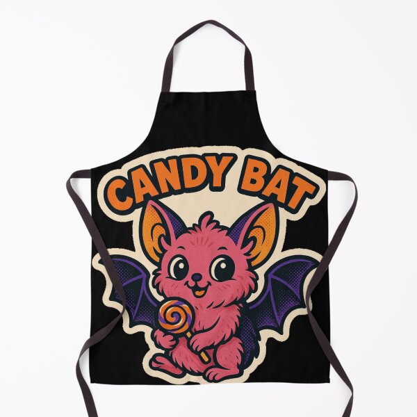 Item preview, Retro Halloween Pets – Candy Bat Cute Halloween Bat Comic Art designed and sold by JacobKAurumhead.
