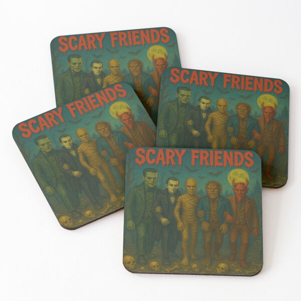 Item preview, Scary Friends – Classic Monsters United designed and sold by alizo74.