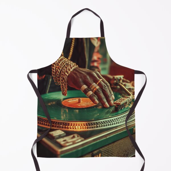 Item preview, Hip Hop DJ Turntable Vinyl Record Wall Art Print designed and sold by ArgentoArt.