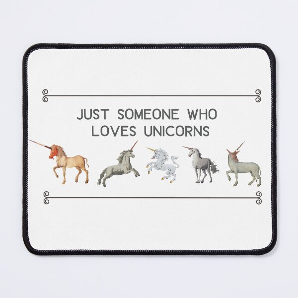 Item preview, Just A Person Who Loves Unicorns designed and sold by Oddly Enchanted.