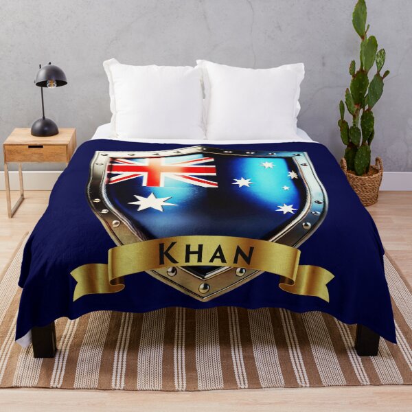 Item preview, Khan Family Australia Shield, Heritage Crest of Honour designed and sold by Highlandkings.