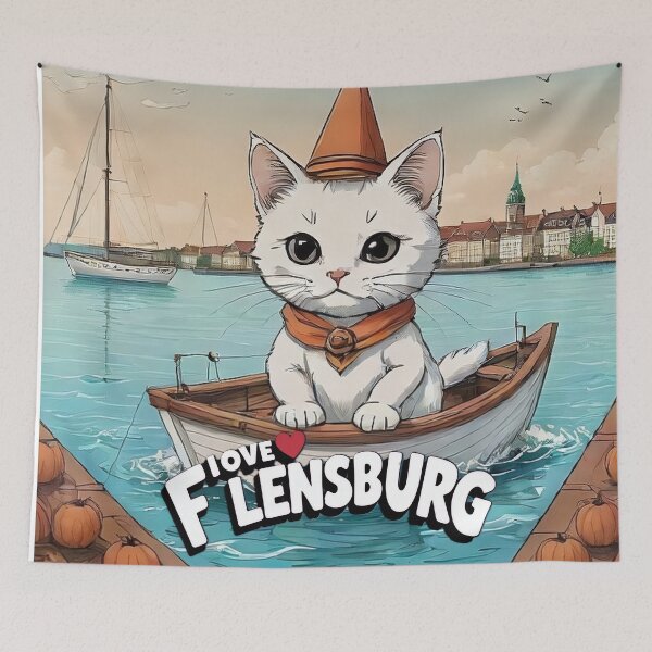 Item preview, Flensburg Halloween Cat designed and sold by Khala.