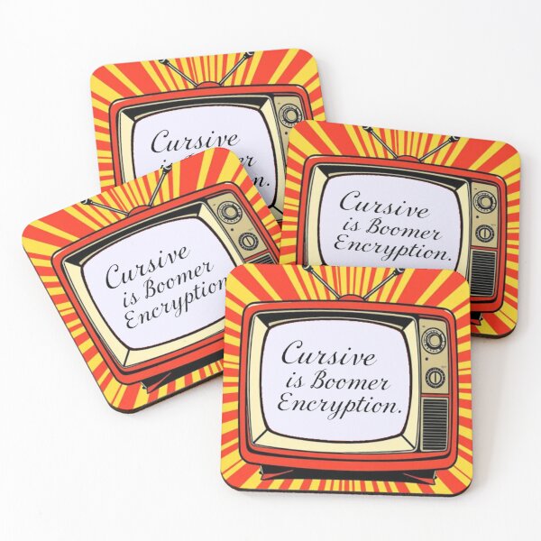 Item preview, Cursive is Boomer Encryption designed and sold by UlfSaid.
