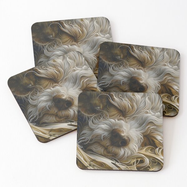 Item preview, Peaceful Paws – AI-Assisted Havanese Dog Art designed and sold by Spirestudio-inc.