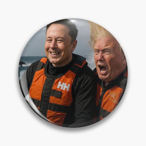 Item preview, Elon Trump Boat Racing designed and sold by ChristinasMess.