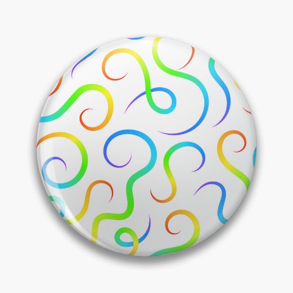 Item preview, Rainbow Swirl Wave Pattern on White Background designed and sold by GraffiTimi.