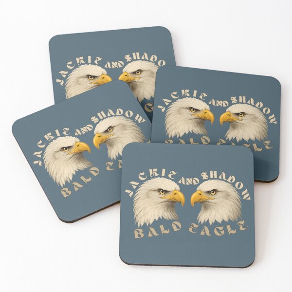 Item preview, Jackie And Shadow Bald Eagle Perfect Gifts For Nature Lovers and Bird Enthusiasts designed and sold by SkymarArt.