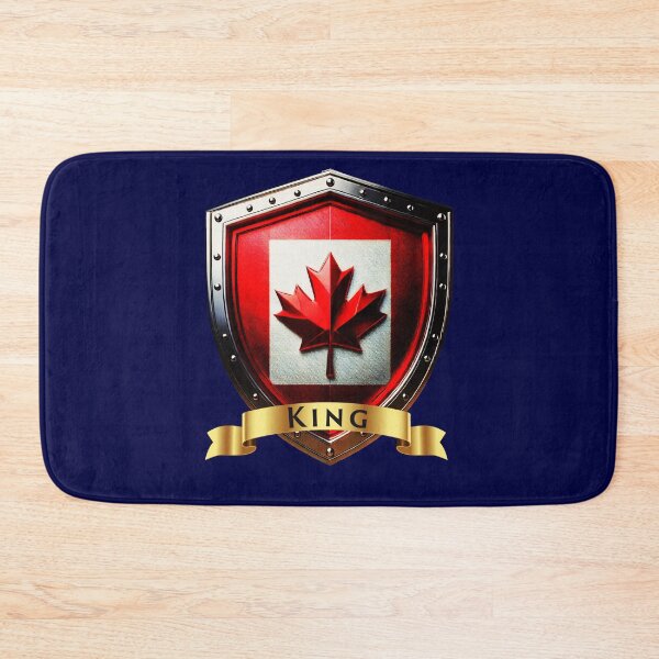 Item preview, King Family Canada Shield, Maple Leaf Heraldry Crest designed and sold by Highlandkings.