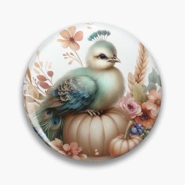 Item preview, Farmhouse holiday Peacock – Rustic Baby Animal Wall Art designed and sold by WF-Studio.