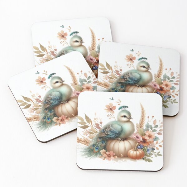 Item preview, Farmhouse holiday Peacock – Rustic Baby Animal Wall Art designed and sold by WF-Studio.