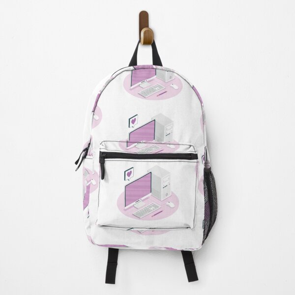 Item preview, White & Pink Computer designed and sold by the-craft-shop.