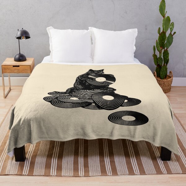Item preview, Vinyl Cat Retro Music by Tobe Fonseca designed and sold by Tobe Fonseca®.