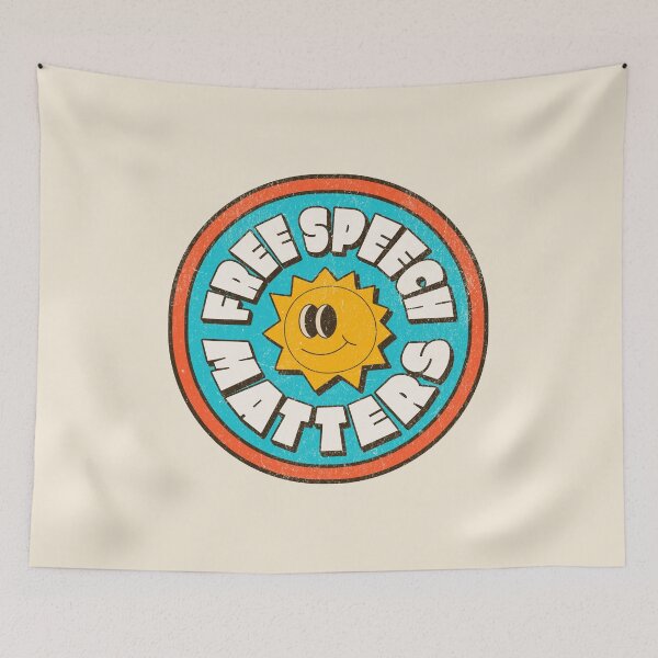 Item preview, Free speech matters designed and sold by FatBirdie.