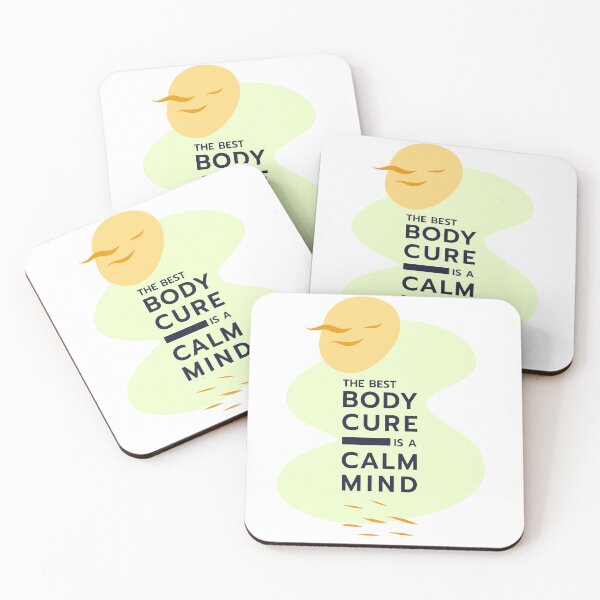 Item preview, The Best Body Cure is A Calm Mind designed and sold by moqamoqa.