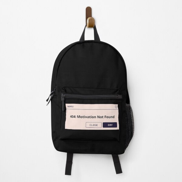 Item preview, 404 Motivation Not Found | Funny Error Message Design for Programmers, Students & Work Humor | Tech Support Gift designed and sold by Amalzaki.
