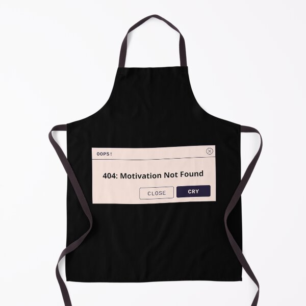 Item preview, 404 Motivation Not Found | Funny Error Message Design for Programmers, Students & Work Humor | Tech Support Gift designed and sold by Amalzaki.