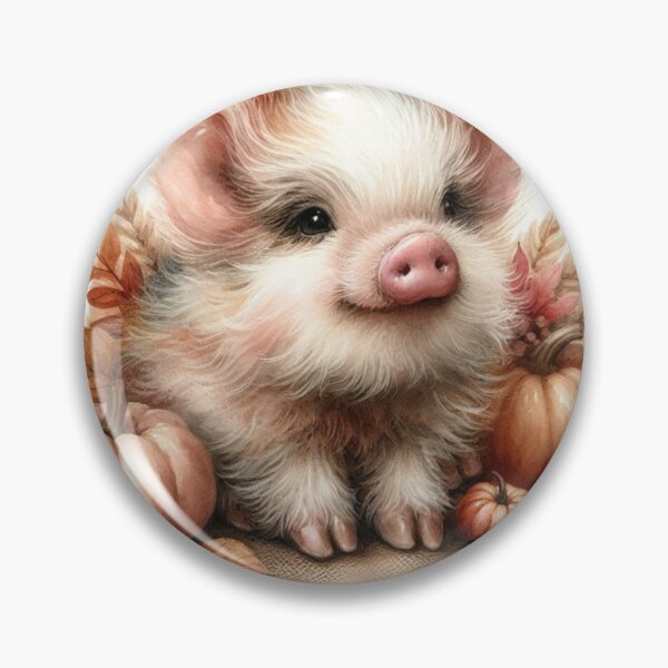 Item preview, Farmhouse holiday Piglet – Rustic Baby Animal Wall Art designed and sold by WF-Studio.