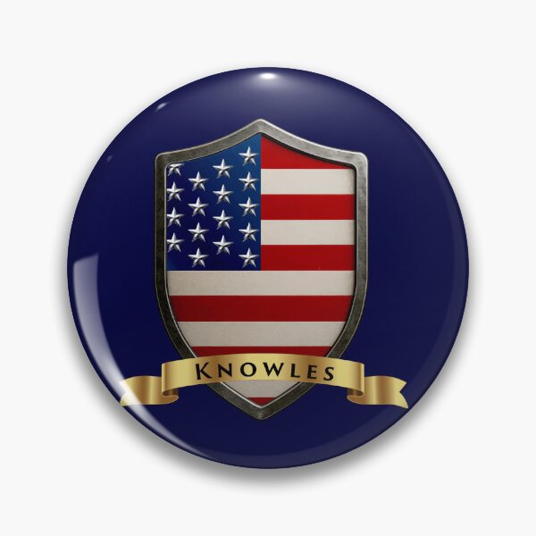 Artikelvorschau, Knowles Family USA Schild, Stars & Stripes Heritage Crest entworfen und verkauft von Highlandkings.