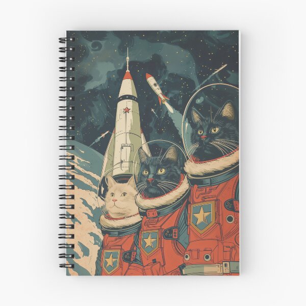 Item preview, Soviet Cosmonaut Cats designed and sold by Conspiracy Corp.