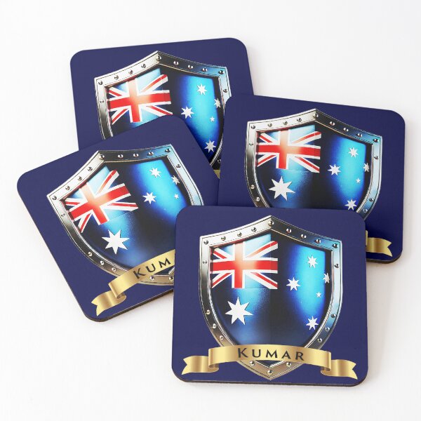 Item preview, Kumar Family Australia Shield, Heritage Crest of Pride designed and sold by Highlandkings.