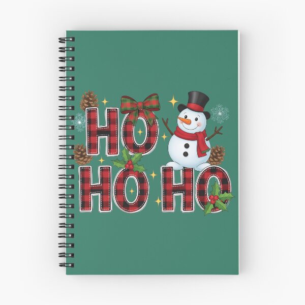 Item preview, Ho Ho Ho Snowman Plaid Christmas Design designed and sold by SoftStyleStudio ⭐⭐⭐.