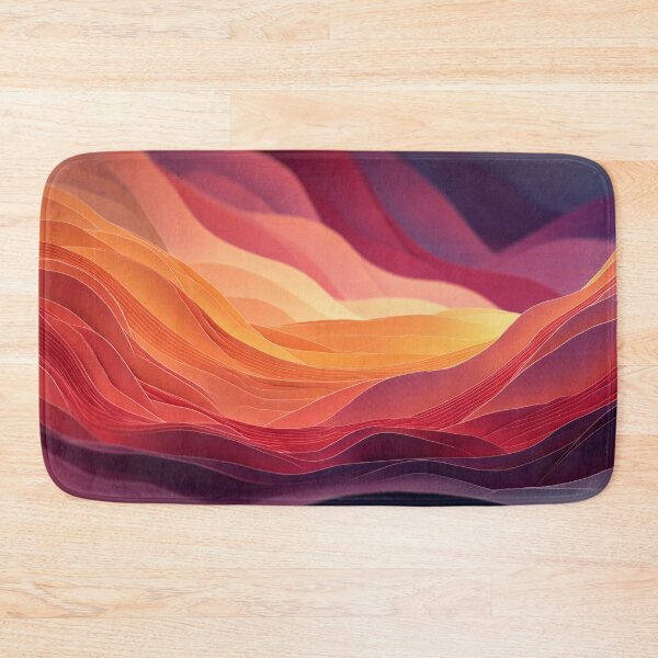 Item preview, Sunset Parametric Waves designed and sold by ArgentoArt.
