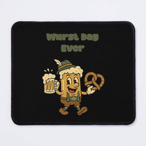 Item preview, Wurst Day Ever Funny Oktoberfest Pun Humor designed and sold by Dreamsartistry.