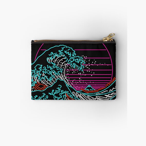 Item preview, The Great Wave - Great Neon Wave Off Kanagawa - Vintage - Retrowave - 80s designed and sold by therocketman.