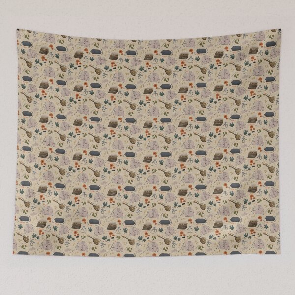 Item preview, Lost in Woodvale - Pattern (Light) designed and sold by ilustraprin.