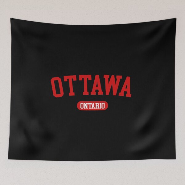 Item preview, Ottawa Ontario Vintage College Style Typography designed and sold by Paper Drip.