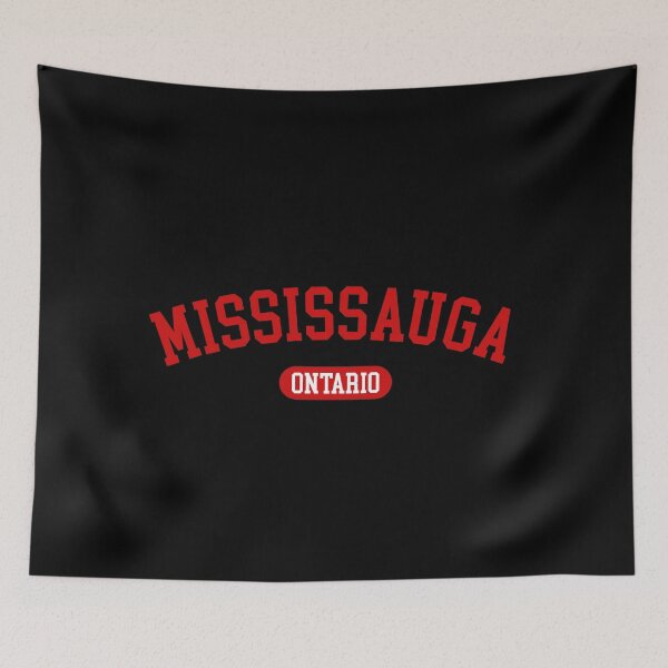 Item preview, Mississauga Ontario Vintage College Style Typography designed and sold by Paper Drip.