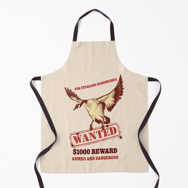 Item preview, Wanted Goose For stealing sandwiches Vintage Poster designed and sold by cabana.space.