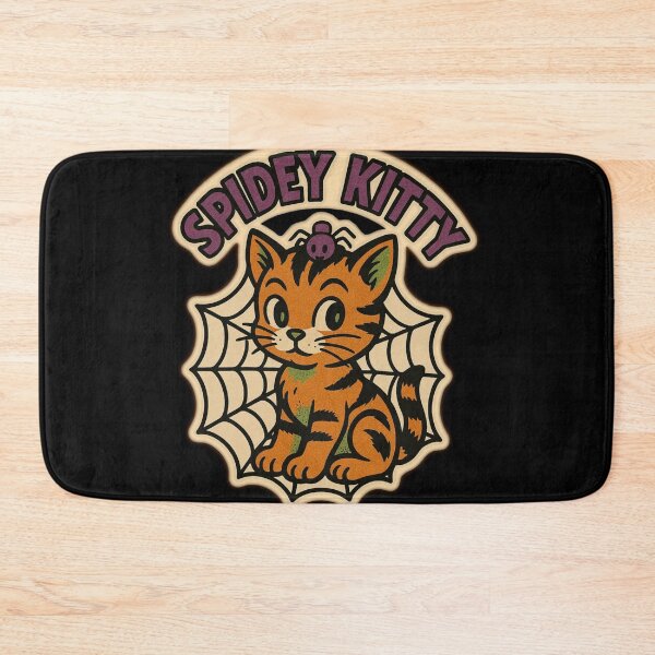 Item preview, Retro Halloween Pets –  Cute Halloween Cat Spidey Kitty Comic Art designed and sold by JacobKAurumhead.