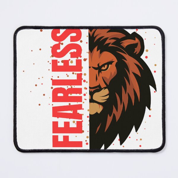 Item preview, Fearless Lion T-Shirt | Motivational Gym Shirt | Courage Strength Animal Graphic Tee designed and sold by Al-Ziyyel Studio✨.