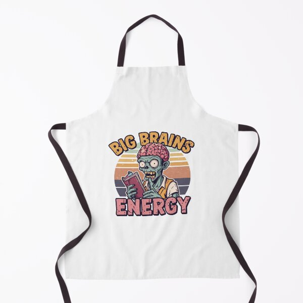 Item preview, Big Brains Energy: Funny Zombie Student & Work Halloween Tee designed and sold by Clothesbest.