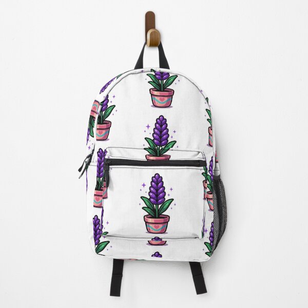 Item preview, Chibi Lavender Flower in Pot – Kawaii Plant Design designed and sold by Ahau Designs.