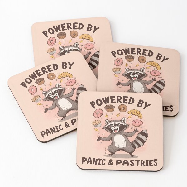 Item preview, Powered By Panic And Pastries designed and sold by clc7000.