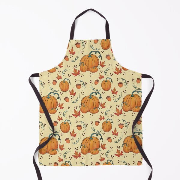 Item preview, Happy Whimsical Pumpkins Acorns and Maple Leaves designed and sold by HydrangeaDelMar.