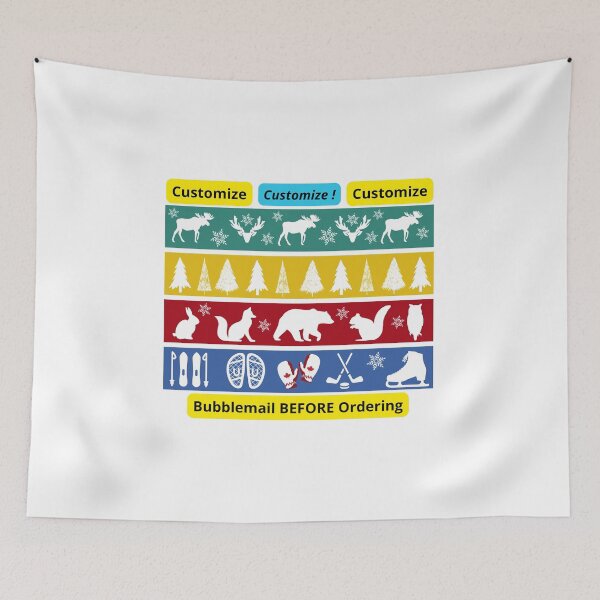 Item preview, Your Image or Canadian Christmas | Customized designed and sold by H3designs.