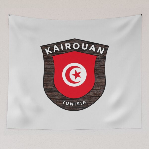 Item preview, Kairouan Tunisia Emblem Flag designed and sold by World Designs.