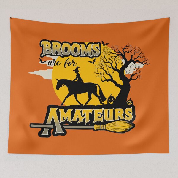 Item preview, Hunter Horse Brooms are for Amateurs designed and sold by DappledMoon.