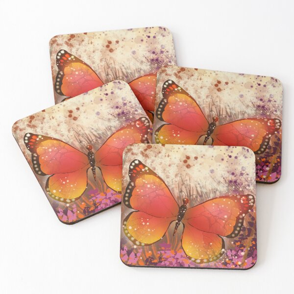 Item preview, Orange Butterfly Painting designed and sold by GreenNBlue.
