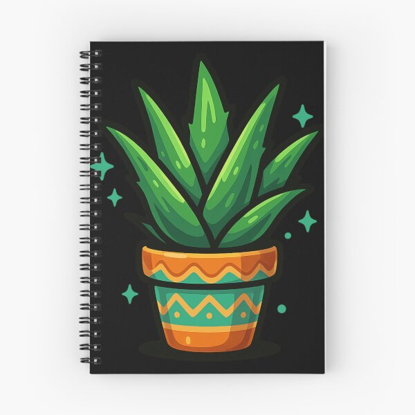 Item preview, Potted Aloe Vera Plant – Kawaii Decorative Design designed and sold by Ahau Designs.