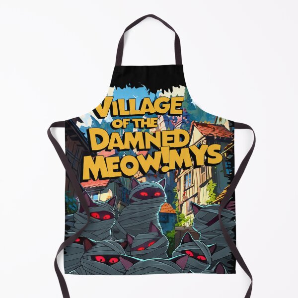 Item preview, Village of the Damned Meowmys Mummy Cats Halloween designed and sold by CoolCrazyQuirky.