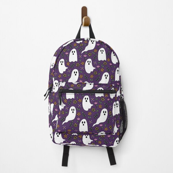 Item preview, Ditsy purple floral ghosts designed and sold by SketchNScribbleShop.