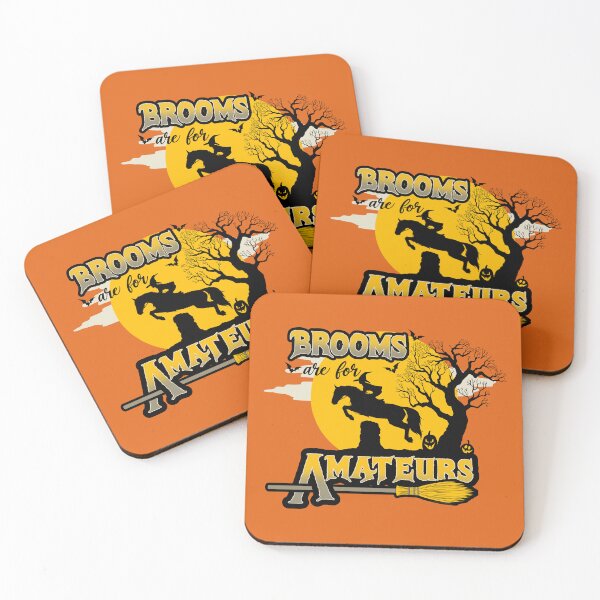 Item preview, Jumping Horse Brooms are for Amateurs designed and sold by DappledMoon.