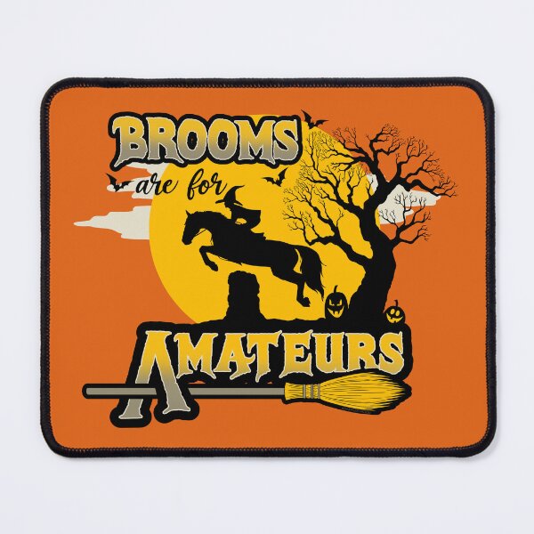 Item preview, Jumping Horse Brooms are for Amateurs designed and sold by DappledMoon.