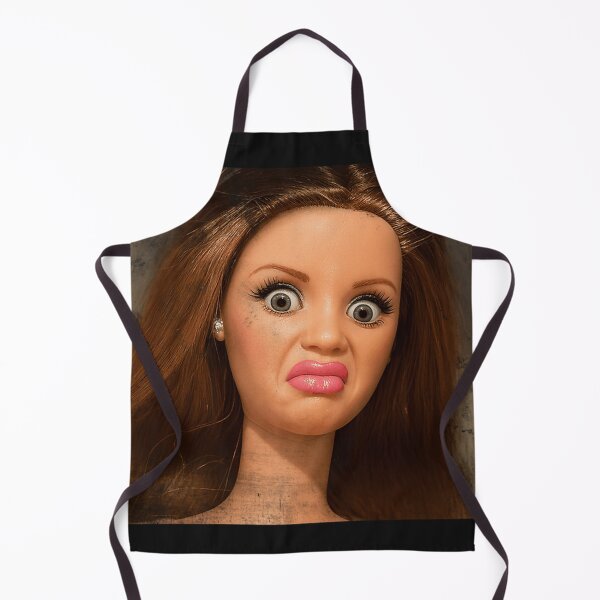 Item preview, Disgusted Doll Meme Face Funny Retro Doll Reaction designed and sold by EvelynGonzalez1.