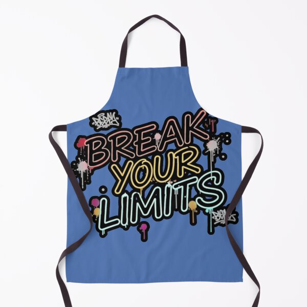 Item preview, Break Your Limits: Neon Typography and Graffiti with a Motivational Message for Personal Improvement designed and sold by Karina Creative Studio.