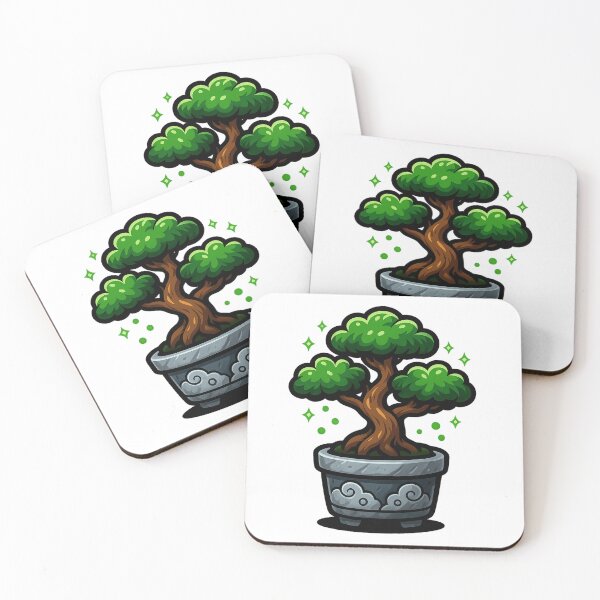 Item preview, Bonsai Tree in a Pot – Decorative Design designed and sold by Ahau Designs.